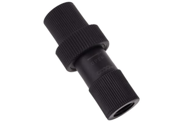 Alphacool 8745554, Musta, Muovi, Naaras, 1/4", 26,1 mm, 30 g