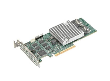 Super Micro Supermicro AOC-S3916L-H16IR-32DD - Tallennusohjain - SATA 6Gb/s / SAS 12Gb/s - Low-Profile - RAID 0, 1, 5, 6, 10, 50, 60 - SAS 12Gb/s (AO