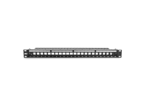 ACT PP1030 - Svart - ABS - SPCC - 1U - 482,6 mm - 43,6 mm - 92,3 mm (PP1030) Svart