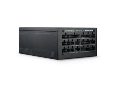 Phanteks Revolt 1600W Titanium, ATX 3.0, PCIe 5.0, täysmoduuli - 1600 Watt, musta (PH-P1600TR_BK01C)