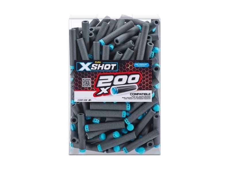 ZURU XShot 200 pack refill darts, dart blaster CDON