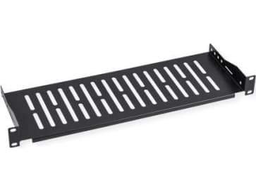 Value 26.99.0400, Rackhylle, Sort, 10 kg, 1U, 48,3 cm (19"), 485 mm