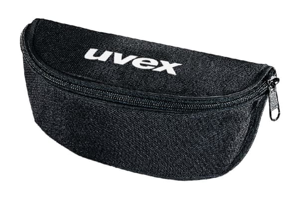 Uvex 9954500, Silmälasikotelo, Musta, Unisex, Kaikki, Nailon, Polyesteri, Vetoketju