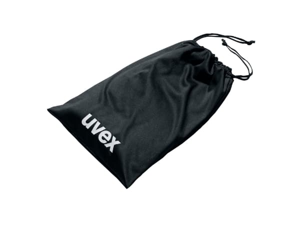 Uvex 9954360, Brilleetui, Sort, Unisex, Alle (tider), Polyester, Rektangulær