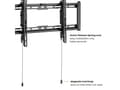 Miniatyrbilde 4 av 5: Value 17.99.1221, Skruer, 75 kg, 94 cm (37"), 2,03 m (80"), 600 x 400 mm, Sort