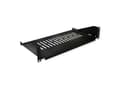 Miniatyrbilde 1 av 2: Value 26.99.0405, Rackhylle, Sort, 10 kg, 2U, 48,3 cm (19"), 485 mm