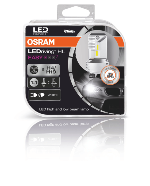 Osram LEDriving EASY H4 / H19 Bilpærer