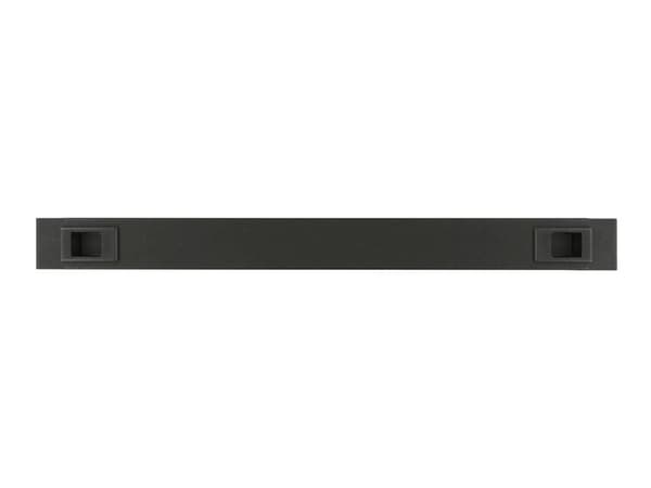 Lanview by Logon - Rackblankingspanel - snap locking - svart, RAL 9005 - 1U - 19"