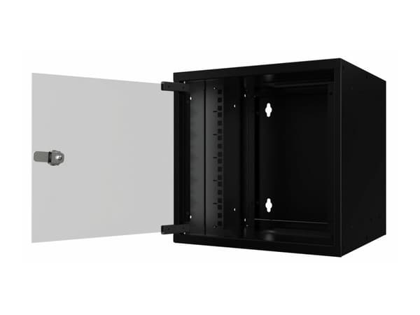 Lanview by Logon - Rackskap - 31 x 30 - veggmonterbar - svart - 6U - 10"
