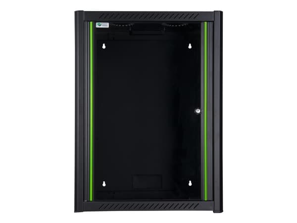 Lanview - Rack skåp - 60 x 45 - väggmontering - svart, RAL 9005 - 16U - 19"