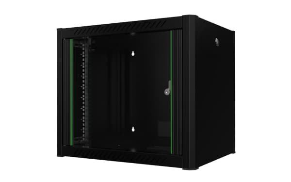 Lanview by Logon - Rackskap - 60 x 45, pro - veggmonterbar - svart, RAL 9005 - 9U - 19"