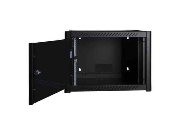 Lanview by Logon - Rack skåp - 60 x 45, pro - väggmontering - svart, RAL 9005 - 7U - 19"