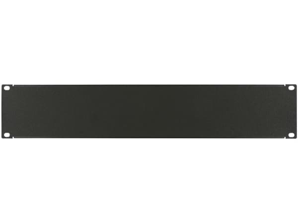 Lanview by Logon - Rackblankingspanel - screw type - svart, RAL 9005 - 2U - 19"