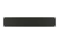 Miniatyrbilde 1 av 2: Lanview by Logon - Rackblankingspanel - screw type - svart, RAL 9005 - 2U - 19"