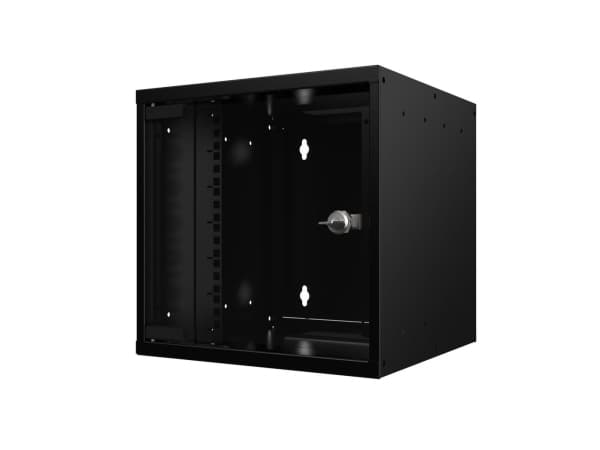 Lanview by Logon - Räkkikaappi - 31 x 30, SOHO - seinäkiinnitettävä - musta - 9U - 10"
