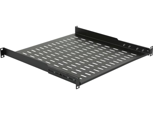 Lanview by Logon - Hylla för rack - for 450 mm depth rack - svart - 1U - 19"