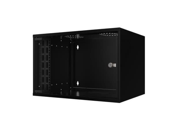 Lanview by Logon SOHO - Räkkikaappi - 53 x 40, kiinnittämätön - seinäkiinnitettävä - musta, RAL 9005 - 7U - 19"