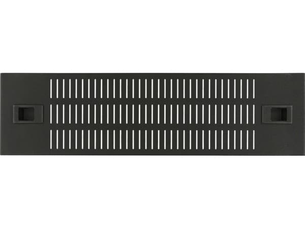 Lanview by Logon - Rackblankningspanel - snap locking, vented - svart, RAL 9005 - 3U - 19"
