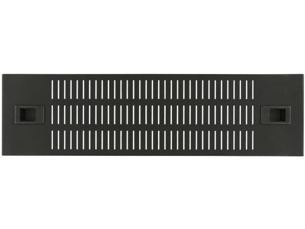 Lanview by Logon - Rackblankningspanel - snap locking, vented - svart, RAL 9005 - 3U - 19"