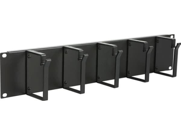 Lanview by Logon - Rackkabelorganisator - skapmonterbar - svart - 2U - 19"
