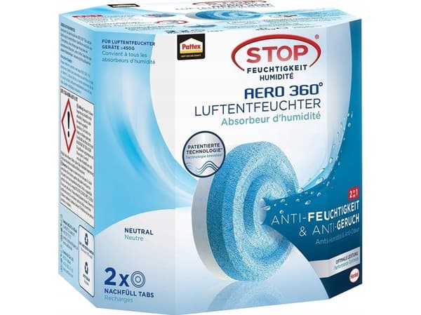 Avfukter Pattex avfukterrefill, 2 x 450g