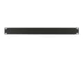 Pikkukuva 1 / 3: Lanview RAB100BL, Black, Steel, 1U, 19", Oval, 482 mm