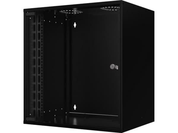 Lanview by Logon - Rack skåp - 53 x 40, unmounted - väggmontering - svart, RAL 9005 - 12U - 19"