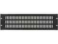 Miniatyrbild 2 av 3: Lanview by Logon - Täckpanel - screw type, vented - rackmontering - svart, RAL 9005 - 3U - 19"