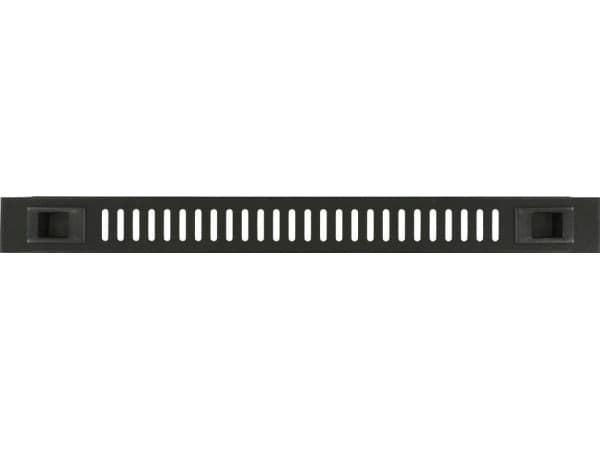 Lanview by Logon - Rackblankingspanel - snap locking, vented - svart, RAL 9005 - 1U - 19"