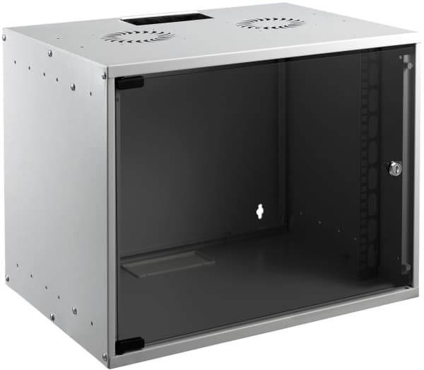 Lanview by Logon SOHO - Rack skåp - 31 x 30 - väggmontering - vit - 9U - 10"