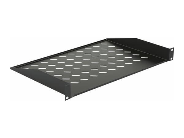 Lanview by Logon - Rackmonteringshylle - skapmonterbar - svart - 1U - 19"