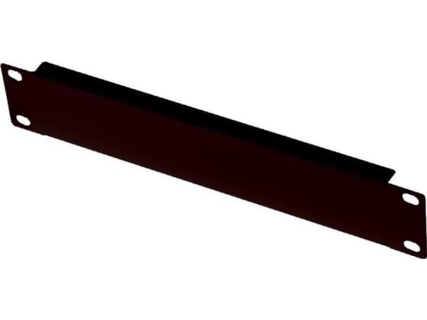 Lanview by Logon - Rackblankningspanel - screw type - svart, RAL 9005 - 1U - 10"