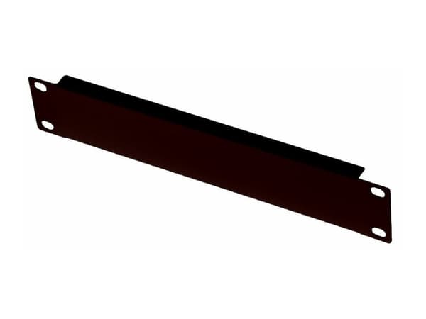 Lanview by Logon - Rackblankningspanel - screw type - svart, RAL 9005 - 1U - 10"