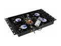 Miniatyrbilde 3 av 5: Lanview by Logon - Rackviftemodultermostat - analog - med termostat - takmonterbar - svart
