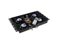 Miniatyrbilde 5 av 5: Lanview by Logon - Rackviftemodultermostat - analog - med termostat - takmonterbar - svart