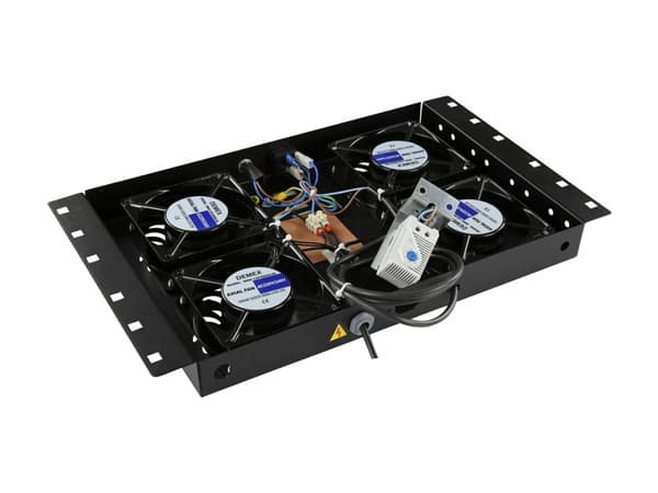 Lanview by Logon - Rackviftemodultermostat - analog - med termostat - takmonterbar - svart