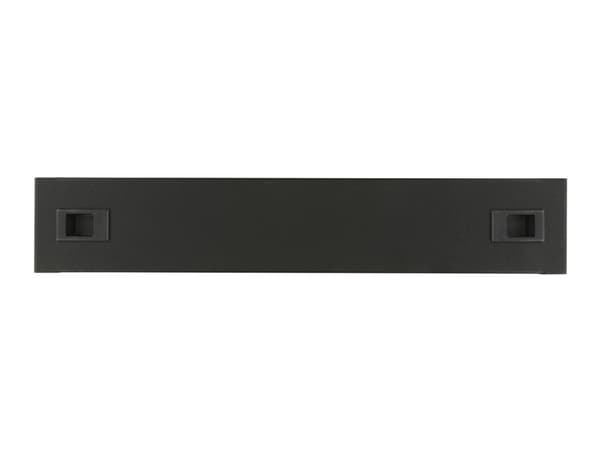 Lanview by Logon - Tomt panel - snap locking - rackmonterbar - svart, RAL 9005 - 2U - 19"