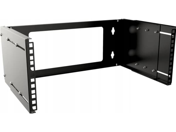 Lanview by Logon - Rackveggmontering åpen ramme - adjustable depth - svart - 4U - 19"