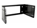 Miniatyrbilde 1 av 3: Lanview by Logon - Rackveggmontering åpen ramme - adjustable depth - svart - 4U - 19"