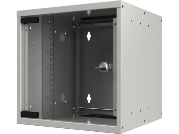 Lanview by Logon SOHO - Rack skåp - 31 x 30 - väggmontering - vit - 6U - 10"
