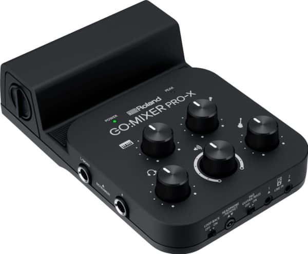 Roland GO:MIXER PX, 11 kanavaa, Musta, Valkoinen