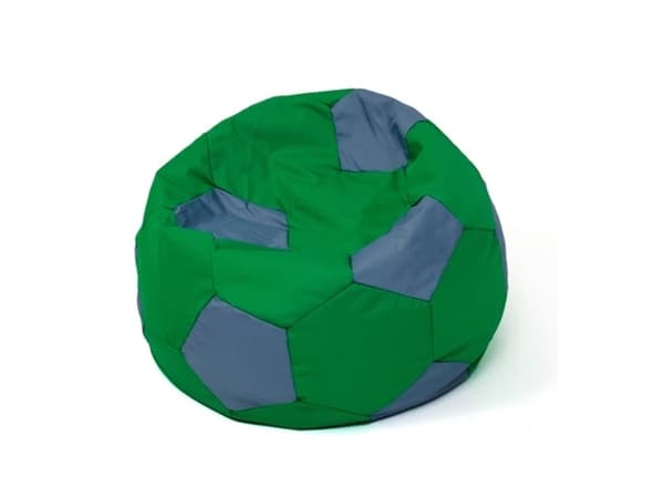 Fodbold Sako taske pouffe grøn-grå XXL 140 cm