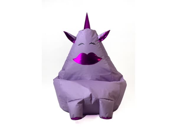 Sako taskepuf Unicorn pink-lys pink XL 130 x 90 cm