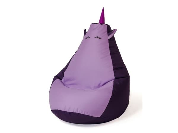 Sako taske pouffe Unicorn lilla-lyslilla L 105 x 80 cm