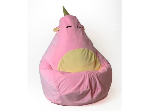 Unicorn pink L 105 x 80 cm Sako taske pouffe