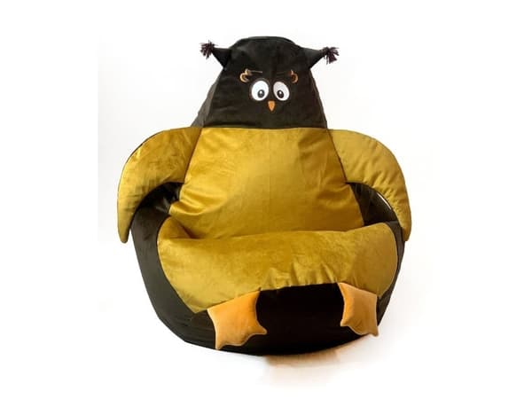 Sako Sowa papupussi Sowa ruskeankultainen XL 130 x 90 cm 130 x 90 cm