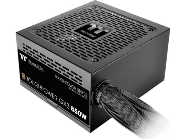 Thermaltake ToughPower GX3 - Bulk - strømforsyning (intern) - ATX12V 3.0/ EPS12V - 80 PLUS Gold - AC 100-240 V - 850 watt - svart