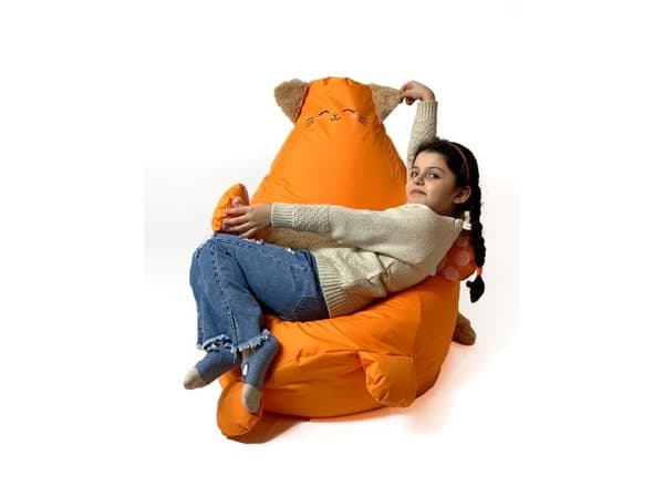 Sæk Sako Kitten orange XL 130 x 90 cm