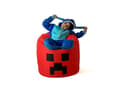 Miniatyrbild 1 av 2: Minecraft rød XXL 110 x 90 cm Sako taske puf