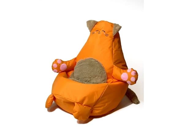 Sæk Sako Kitten orange L 105 x 80 cm